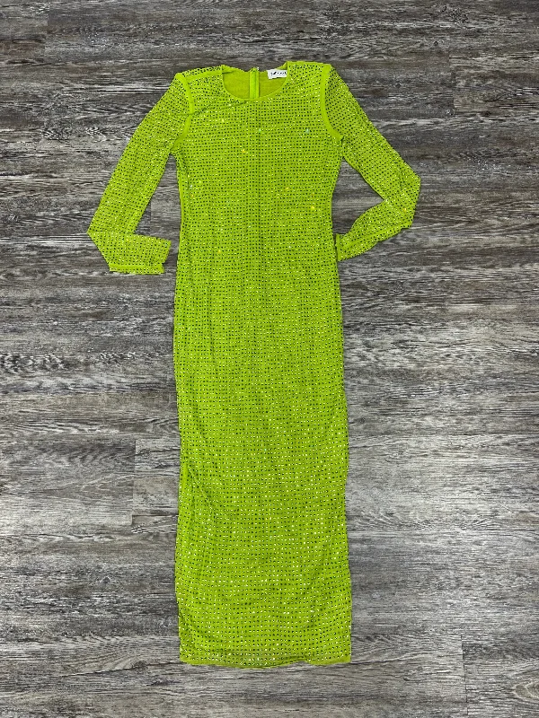 women's everyday dressesDress Designer By Self-Portrait In Green, Size: 6