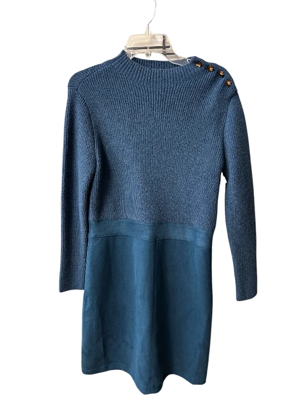 women's easy-to-wear dressesDress Sweater By Ann Taylor In Blue, Size: M