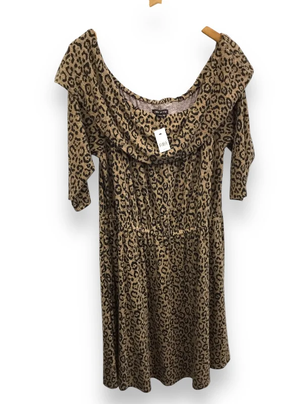 women's travel dressesDress Sweater By Lane Bryant In Brown, Size: Xl