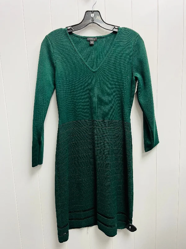 women's one-shoulder dressesDress Work By Ann Taylor In Green, Size: Xs