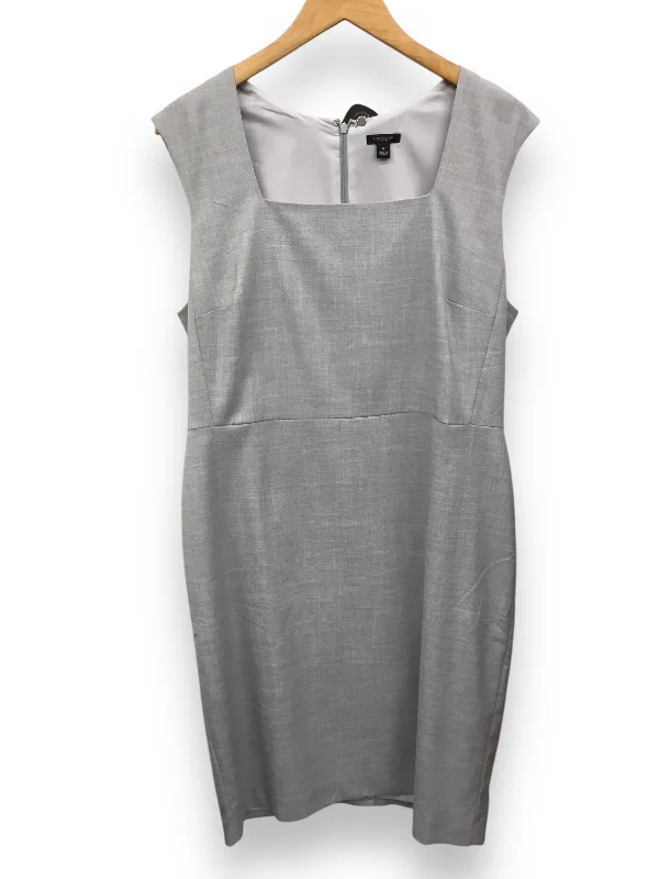 women's party dressesDress Work By Ann Taylor In Grey, Size: 14