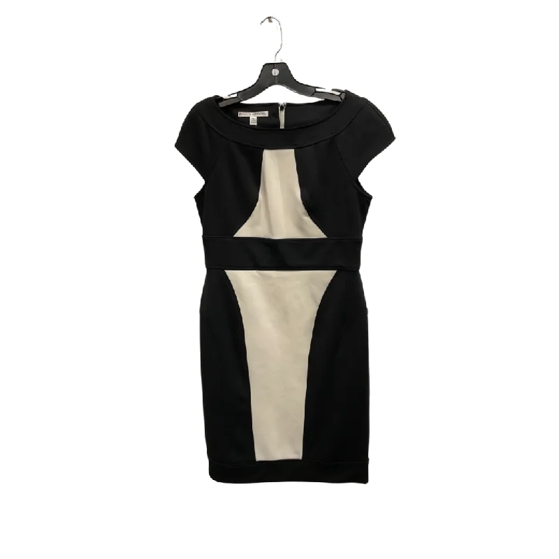 women's minimalist dressesDress Work By Maggy London In Black & White, Size: L