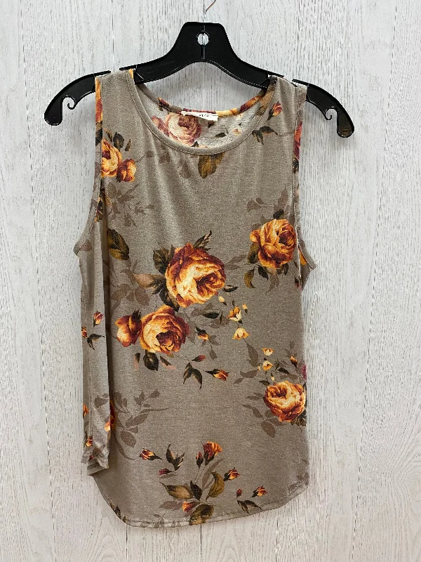 women's tops for those who want to create stylish and put-together outfits without spending a fortuneFloral Print Top Sleeveless Bombom, Size S