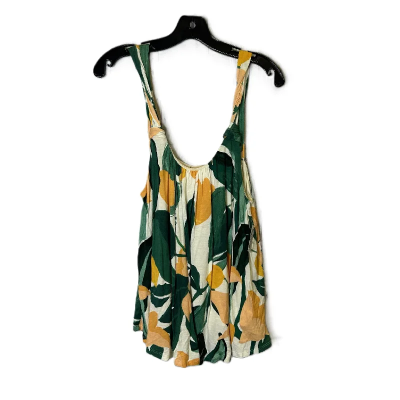 women's tops for those who seek both style and comfortGreen & Orange Top Sleeveless By Anthropologie, Size: M