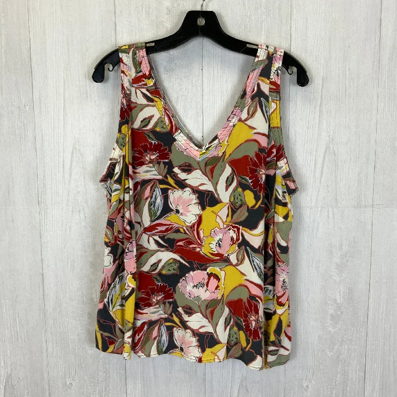 women's tops for those who want to stay on top of the latest fashion trends and wear pieces that are both stylish and on-trendMulti-colored Top Sleeveless Torrid, Size L