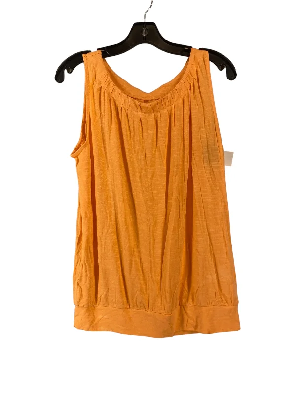 women's tops with asymmetrical designsPeach Top Sleeveless Loft, Size M