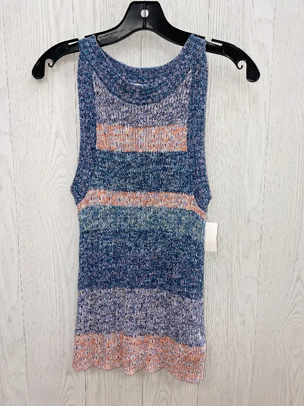 women's tops for those who appreciate subtle and muted tonesPink Blue Top Sleeveless Gap, Size Xs