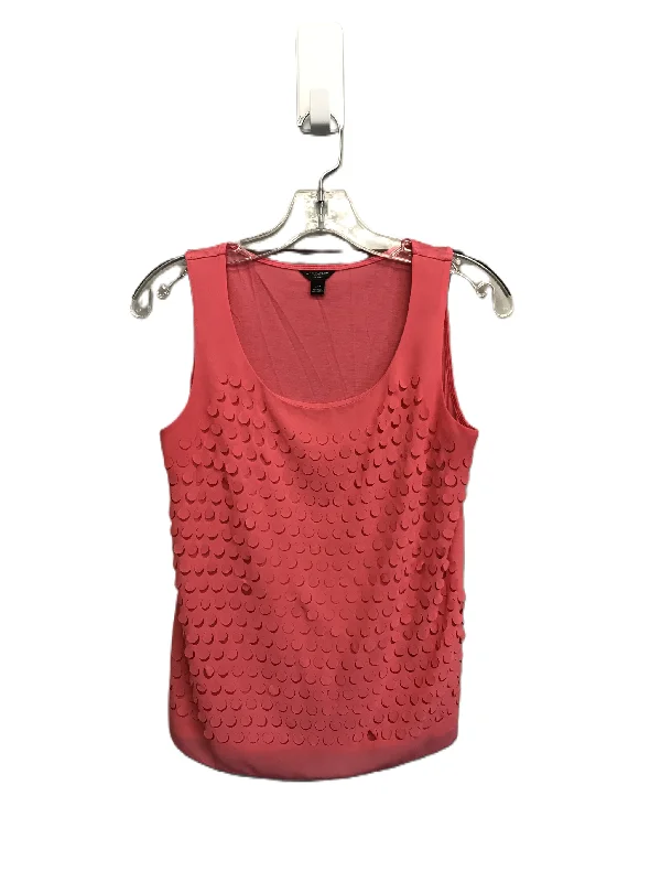 women's tops for glamorous eveningsPink Top Sleeveless By Ann Taylor, Size: S