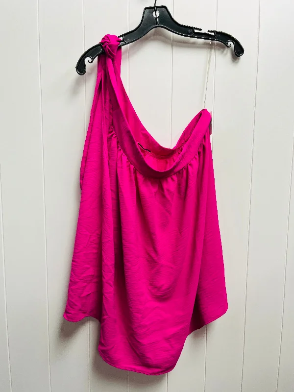 women's tops for those who want to create outfits that are both unique and memorablePink Top Sleeveless Jodifl, Size Xl