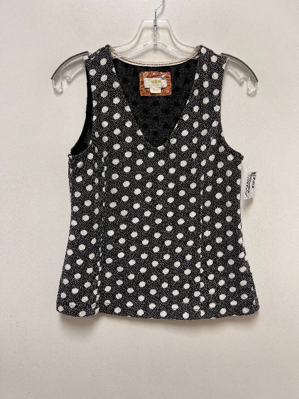 women's tops for those who love to shop for unique findsPolkadot Pattern Top Sleeveless Maeve, Size S