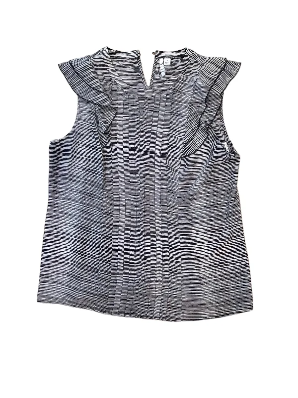 trendy women's topsStriped Pattern Top Sleeveless Elle, Size M