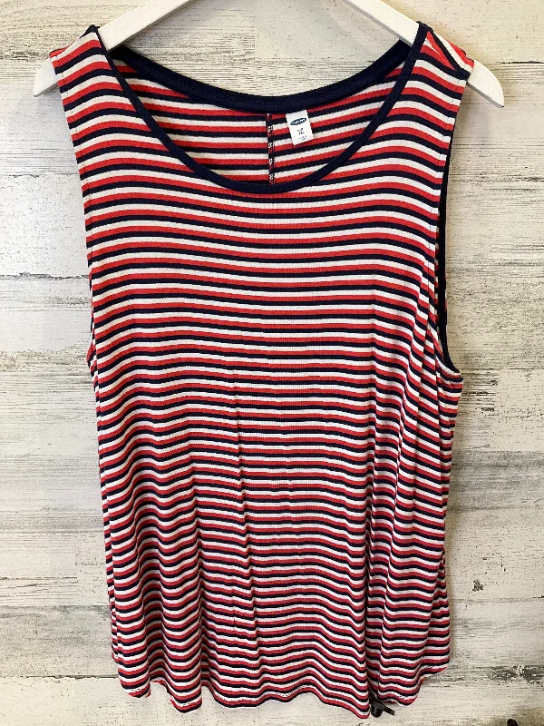 plus-size women's topsStriped Pattern Top Sleeveless Old Navy, Size Xxl