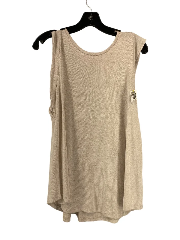 women's tops for those who want to wear pieces that are both functional and fashionableTan Top Sleeveless Old Navy, Size S