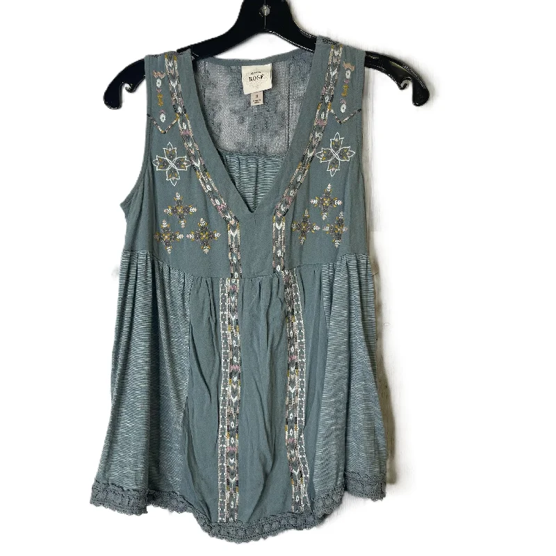 women's tops for summer festivalsTeal Top Sleeveless By Knox Rose, Size: S