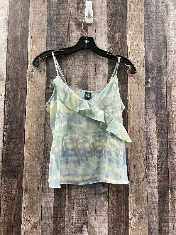 women's tops for those who want to make a bold fashion statement with their choice of topsTie Dye Print Top Sleeveless Wild Fable, Size Xs