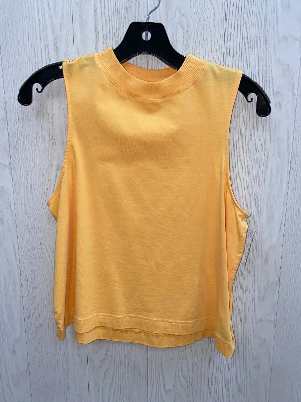 women's tops for fashion-forward individualsYellow Top Sleeveless All In Motion, Size S