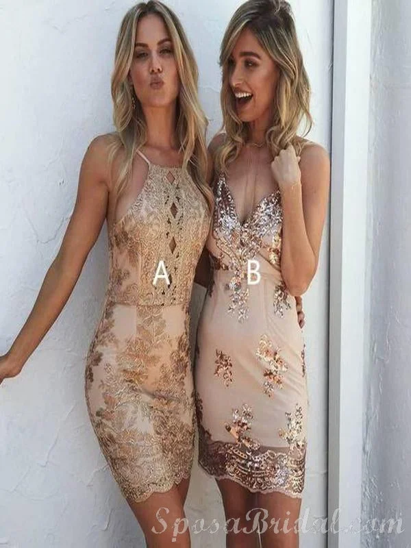 prom dresses with detachable sleevesNew Arrival Popular Sleeves Mermaid Custom Inexpensive Homecoming Dress, Short Prom Dress,BD0413